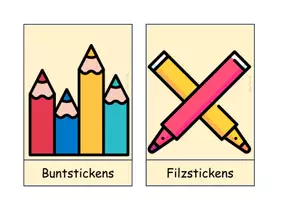 Vorschau - Bildkarten - Bild- und Wortkarten Schoolsaken / Schulsachen Niederdeutsch - Seite 3