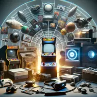 Vorschau - Arbeitsblätter - Die Geschichte der Videospiele - Gaming, Zocken - Video - Arbeitsmaterial - Deckblatt