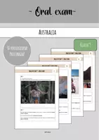 Vorschau - Klassenarbeiten - Mündliche Prüfung - Australia - 9. Klasse - Deckblatt