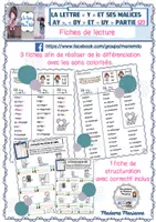 Aperçu - Préparation de séquence / Séquence complète - Kit pédagogique la lettre y et ses malices ay oy uy - Page 1