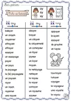 Aperçu - Préparation de séquence / Séquence complète - Kit pédagogique la lettre y et ses malices ay oy uy - Page 3