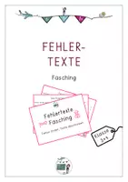 Vorschau - Anderer Materialtyp - Materialpaket Fehlertexte - Seite 1