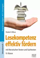 Vorschau - Arbeitsblätter - Lesekompetenz effektiv fördern 9. Klasse - Deckblatt
