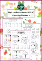 Vorschau - Arbeitsblätter - wachsendes Materialpaket Fasching, Karneval, Fastnacht - Seite 1