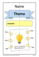Vorschau - Arbeitsblätter - Lapbook Deckblatt als ppt (editierbar) - Seite 3