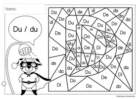 Vorschau - Arbeitsblätter - Buchstaben-Helden: Silben-Suchsel - Seite 2
