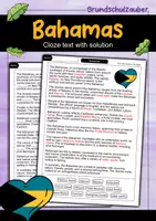 Vorschau - Arbeitsblätter - Bahamas - Cloze with solution - Countries (English) - Deckblatt