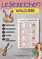 Vorschau - Mal- und Bastelvorlagen - Lesezeichen positive Affirmationen Selbstliebe mit Ostermotiven - Seite 2