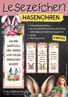 Vorschau - Mal- und Bastelvorlagen - Lesezeichen positive Affirmationen Selbstliebe mit Ostermotiven - Deckblatt