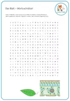 Vorschau - Arbeitsblätter - Aufbau des Blattes – Wortsuchrätsel - Seite 1