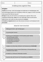 Vorschau - Arbeitsblätter - Erstellung eines Erklärvideos mit der Legetrick-Technik - Seite 1