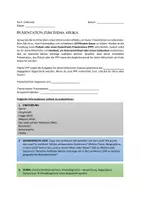 Vorschau - Arbeitsblätter - Referat Afrika - Deckblatt