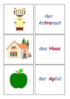 Vorschau - Spiele - Paare finden Wort und Bild in Silbenschrift - Seite 1
