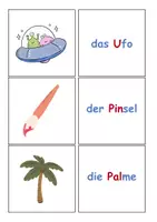 Vorschau - Spiele - Paare finden Wort und Bild in Silbenschrift - Seite 3