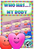 Vorschau - Spiele - Englisch - my body - Lesespiel : Ich habe .... - Wer hat ...? - Deckblatt