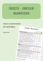 Vorschau - Merkblätter - Materialpaket Checklisten Deutsch - Seite 1