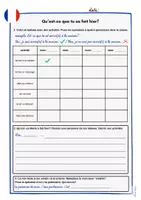 Vorschau - Arbeitsblätter - Passé Composé - faire un interview - Seite 3