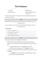 Vorschau - Merkblätter - Past Continuous/Progressive - Übersicht + Gegenüberstellung Simple Past - B1-B2 - Seite 2