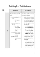 Vorschau - Merkblätter - Past Continuous/Progressive - Übersicht + Gegenüberstellung Simple Past - B1-B2 - Seite 3