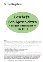 Vorschau - Arbeitsblätter - Schulgeschichten-Paket - Deckblatt