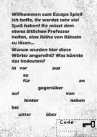 Vorschau - Arbeitsblätter - Materialpaket 2 Grammatik Escape Rooms (Satzglieder und Wortarten) - Seite 3