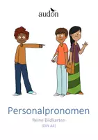 Vorschau - Poster - DaZ Wortschatz Personalpronomen - Reine Bildkarten (DIN A4) zur Sprachförderung - Vorkurs Deutsch Kindergarten - Deckblatt
