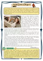 Vorschau - Arbeitsblätter - Wunder Jesu - Heilung eines Aussätzigen Wundererzählung Aufgaben mit Lösung (Klasse 5/6/7) - Deckblatt
