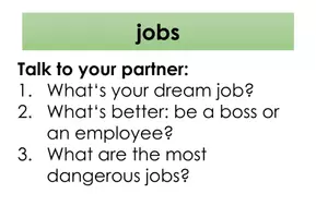Vorschau - Arbeitsblätter - Jobs / Talking about jobs - Seite 3
