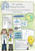 Vorschau - Unterrichtsreihen - Unterrichtsreihe: Wir werden Wasserforscher - Deckblatt
