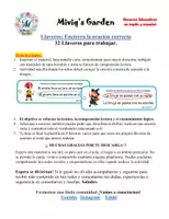 Vista previa - Juegos / Gamificación - Llaveros Halloween y Carnaval: Comprensión lectora - página 1