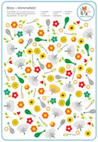 Vorschau - Arbeitsblätter - Aufbau der Blüte– Wimmelbild Rätsel - Seite 1
