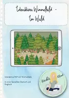 Vorschau - Interaktives Material - Wimmelbild interaktiv - Im Wald - Deckblatt