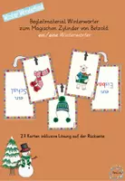 Vorschau - Bildkarten - Wendekarten: Ein, Eine (Winter) - Deckblatt