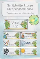 Vorschau - Präsentationen/Tafelbilder - Tagestransparenz Schildkrötenklasse, Unterwasserklasse - Deckblatt