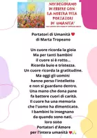 anteprima - Poster - Lab pedagogico-emotivo "Siamo portatori di umanità" - Pagina di copertina