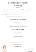 anteprima - Materiale di supporto/inclusione - Le lanterne della memoria- 27 Gennaio - Pagina 1