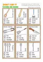 anteprima - Materiale interattivo - cooking and baking food - English game gioco inglese - Pagina 2