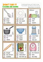 anteprima - Materiale interattivo - cooking and baking food - English game gioco inglese - Pagina 3