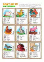 anteprima - Materiale interattivo - on the farm and animals English game gioco inglese - Pagina 1