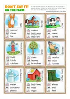 anteprima - Materiale interattivo - on the farm and animals English game gioco inglese - Pagina 3