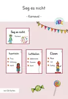 Vorschau - Spiele - Sag es nicht : Karneval / Fasching (Erklärspiel) - Deckblatt