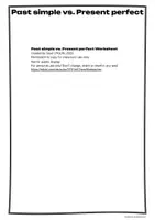 Vista previa - Hojas de trabajo - Past simple vs. Present perfect Worksheet - página 2