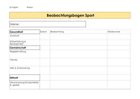 Vorschau - Lehrpläne/Lehrermaterial - Schülerbeobachtung für den Sportunterricht mit Jonglieren - Seite 3