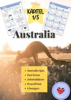 Vorschau - Arbeitsblätter - Einführung Australien - Australia Quiz & Facts (mit PowerPoint und Lösungen) - Deckblatt
