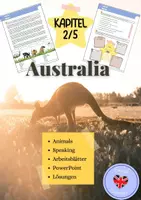 Vorschau - Arbeitsblätter - Australian Animals - Reading & Speaking (mit PowerPoint und Lösungen) - Deckblatt