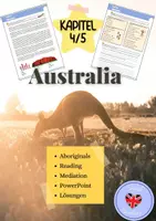 Vorschau - Arbeitsblätter - Australian Aboriginals - Reading & Mediation (mit PowerPoint, Stop & Swap Karten und Lösungen) - Deckblatt