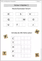 Vorschau - Arbeitsblätter - Übungsheft zum ABC und Wörterbuch - Seite 3