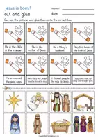 anteprima - Esercizi - the Christmas story worksheets English vocabulary inglese - Pagina 2