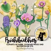 Vorschau - selbst erstellte Cliparts/Grafiken - Cliparts Frühblüher, Frühling Blumen - Seite 3