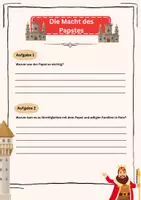 Vorschau - Arbeitsblätter - Die Macht des Papstes - Seite 2